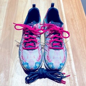 Skechers With Memory Foam.Contours to your foot.Absorbs impact.All day comfort.